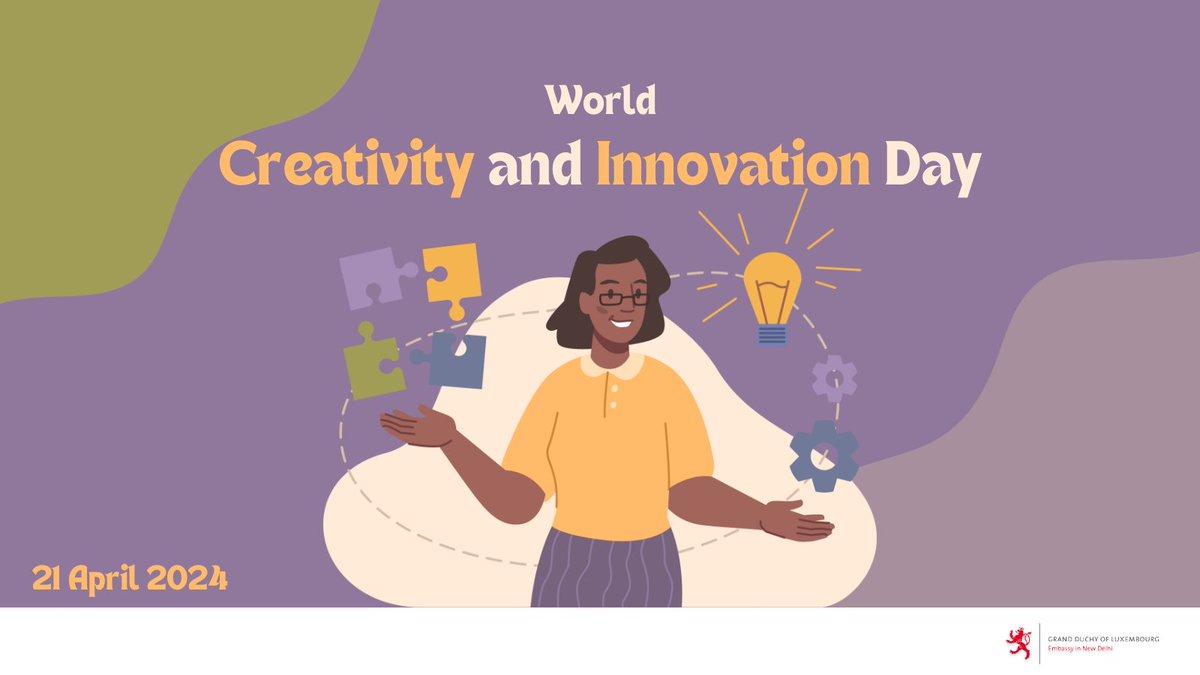 1/ The #Luxembourg🇱🇺 Embassy extends its greetings to all on World Creativity and Innovation Day! As per the 2023 European Innovation Scoreboard, Luxembourg🇱🇺 stood out as a 'strong innovator' for its very attractive research ecosystem..