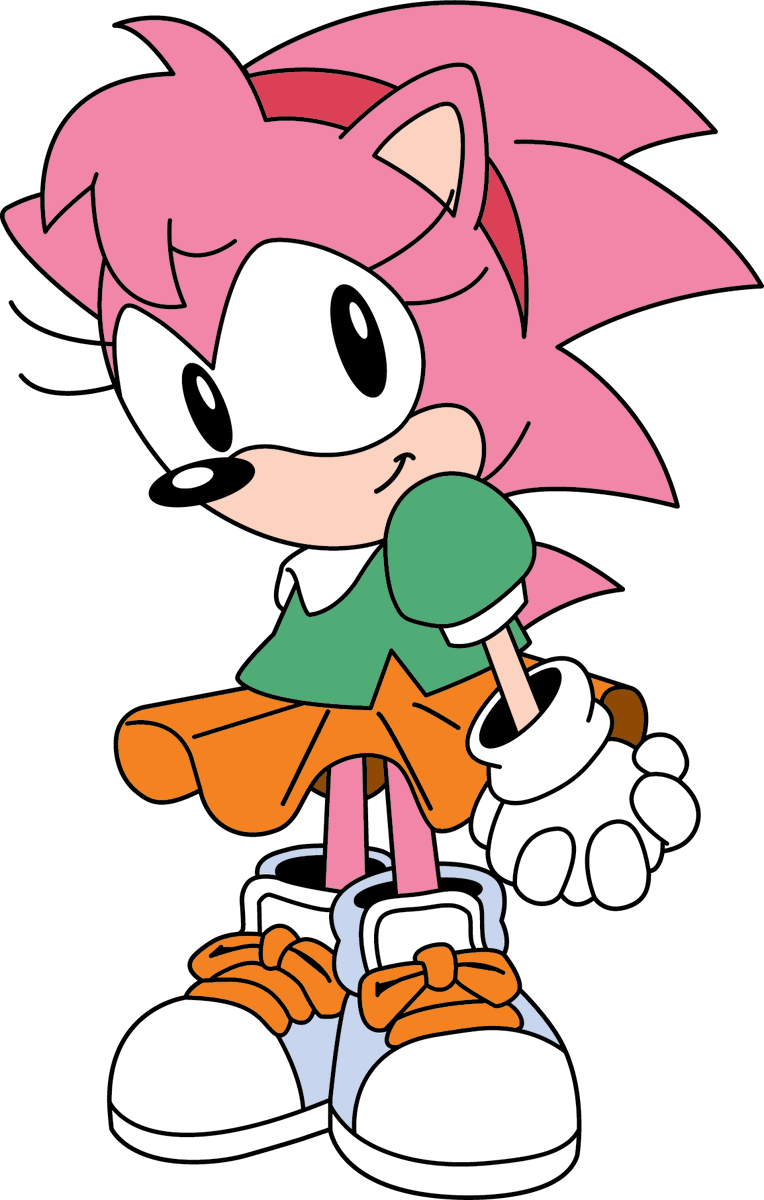 ソニック 「In the US Sonic CD manual, Amy Rose is e」|Semi Frequent Sonic Facts 🚅のイラスト