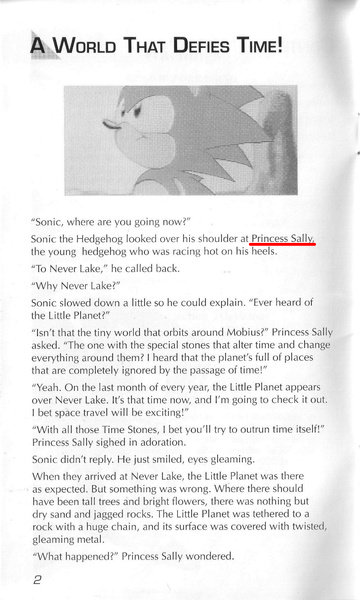 ソニック 「In the US Sonic CD manual, Amy Rose is e」|Semi Frequent Sonic Facts 🚅のイラスト