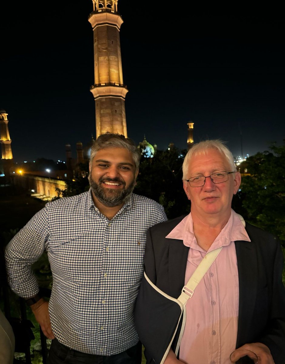 In Lahore with Zain Qureshi. Hold that thought, will say more on return.