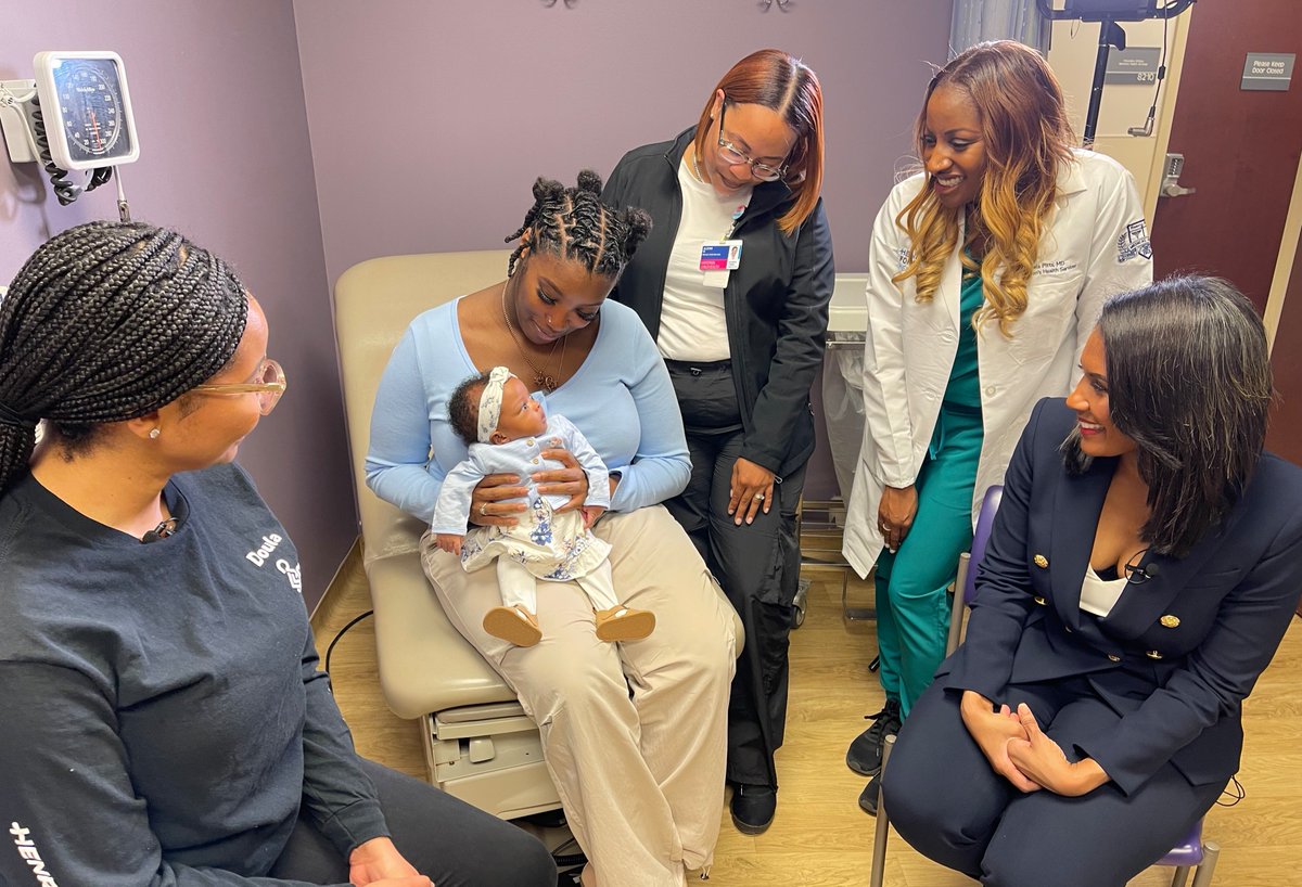 The maternal death rates in the U.S. are the highest of any developed nation - that's why we're launching a program to help close racial gaps in #maternalhealth by expanding access to #doula services for low-income pregnant women. Watch @clickondetroit: bit.ly/3xGZ6lH