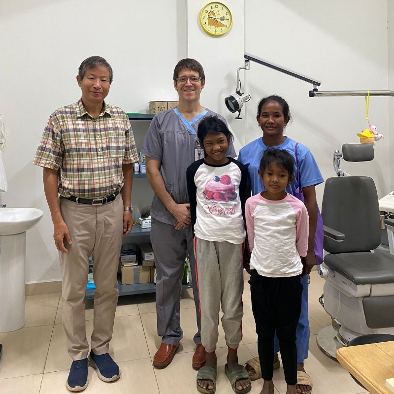 Former #WorldMedicalMission Post-Resident Dr. Ethan Helm is serving long-term in Cambodia where he recently had the opportunity to share the Gospel with a young patient. We praise God that she has decided to accept Jesus Christ as her Savior! sampur.se/3JgVCZD