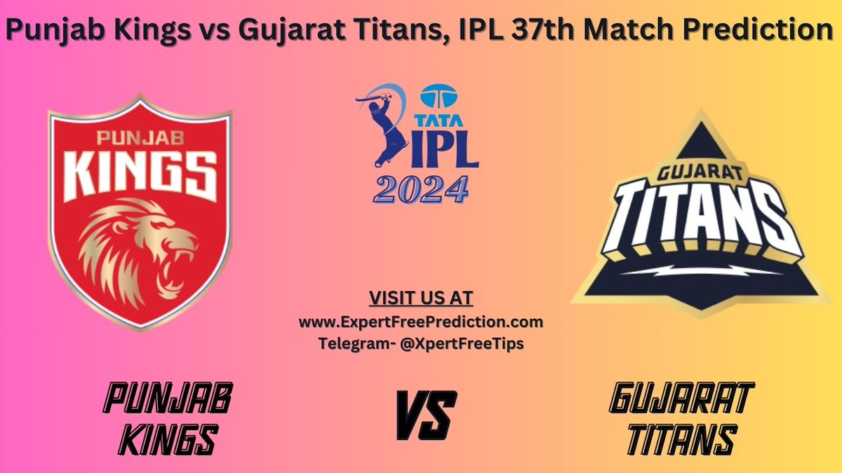 Punjab Kings vs Gujarat Titans IPL 2024 37th Match Winner Prediction

#PBKSvsGT #GTvsPBKS #PUNvsGUJ  #IPLT20 #IPL37thMatch #GujaratVsPunjab #IPL2024 #IndianCricket #IPL #Cricket #cricket_fever #cricketbettingtips #t20cricket #ExpertsFreeTips

Read Here- expertfreeprediction.com/pbks-vs-gt-bet…