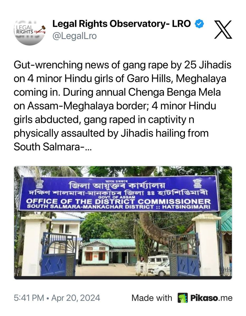 Horrific News Do not see an end to this. We are just numbers on paper.nothing more than that Hindus u are urself responsible for this.Keep voting for Secularism Thanks my family does not carry this guilt. Mialords shuld make sure - Every Sinner has a future