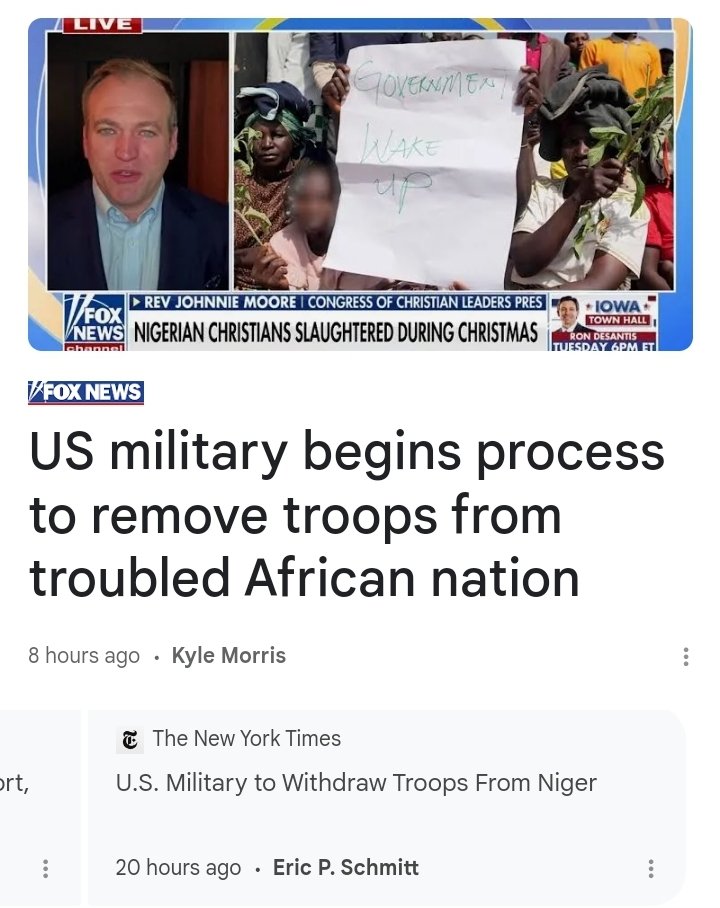 US bourgeois media struggling hard to spin getting kicked out of Niger as a win 😆