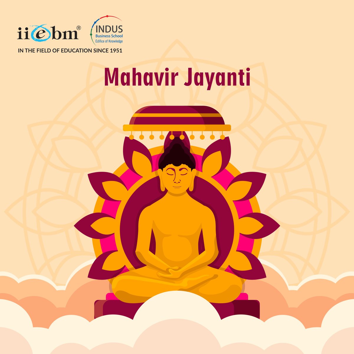 On Mahavir Jayanti, let's embrace the values of peace and knowledge. IIEBM celebrates the teachings of Lord Mahavir and his vision for a just world. Here's to learning with compassion and non-violence. 🌼🕊️
#MahavirJayanti #EducationForPeace #IIEBMValues #IIEBMPune #IIEBM