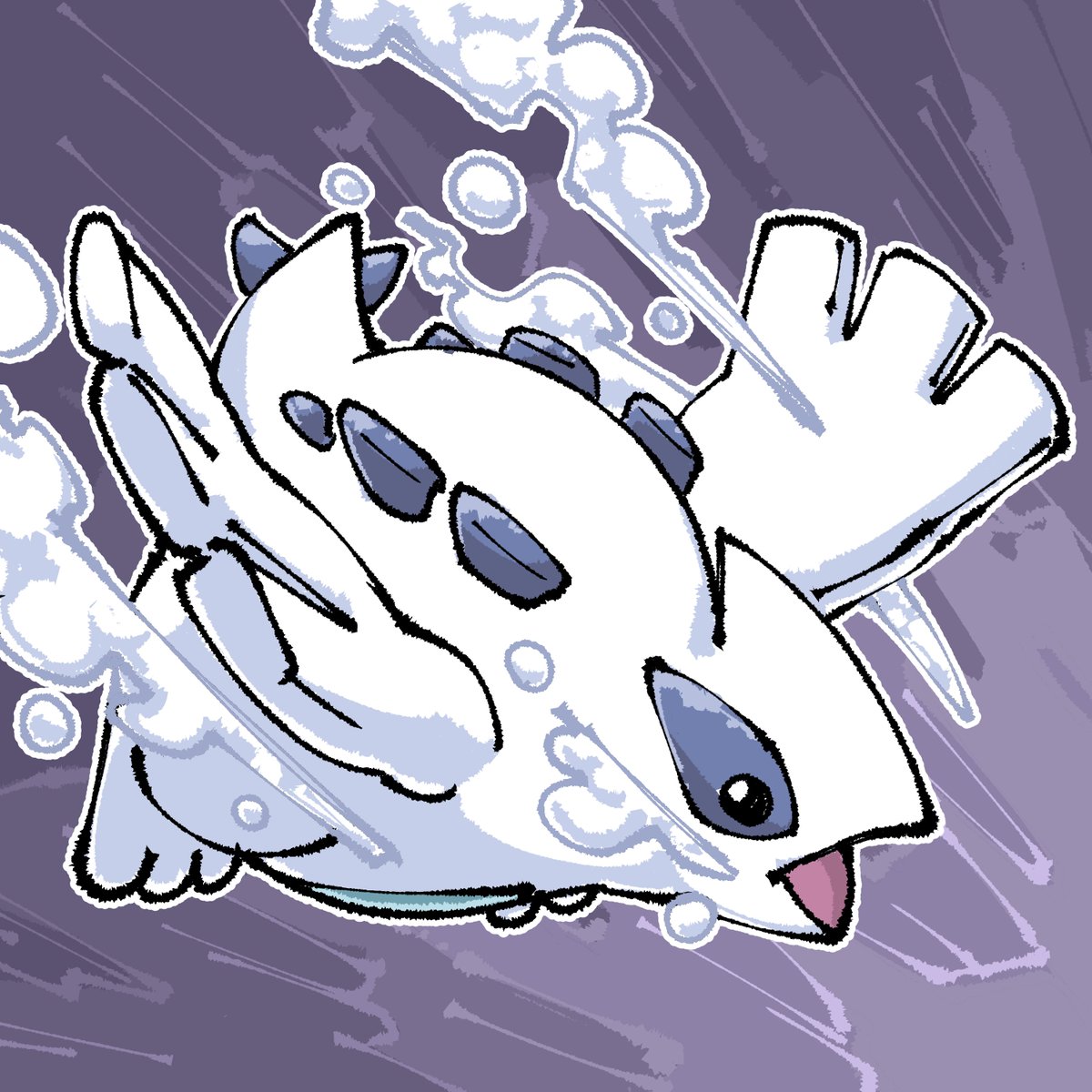 Fat lugia inspired by someone asking for it