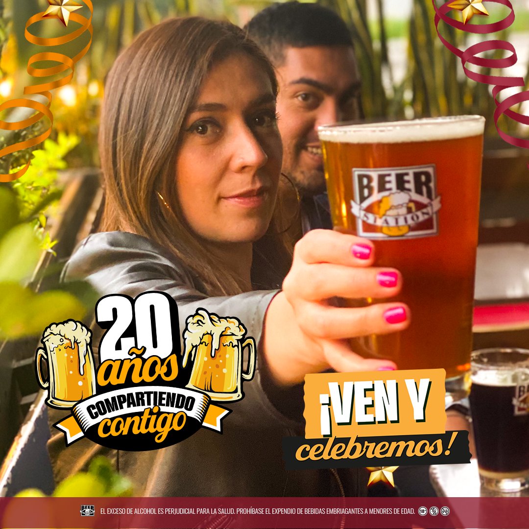 🔥 ¡Los #20 de Beer Station ya están aquí! 🔥
Ven a nuestras estaciones y celebra como todo un beerlover.🤩🍻🍔
#20AñosCompartiendoContigo