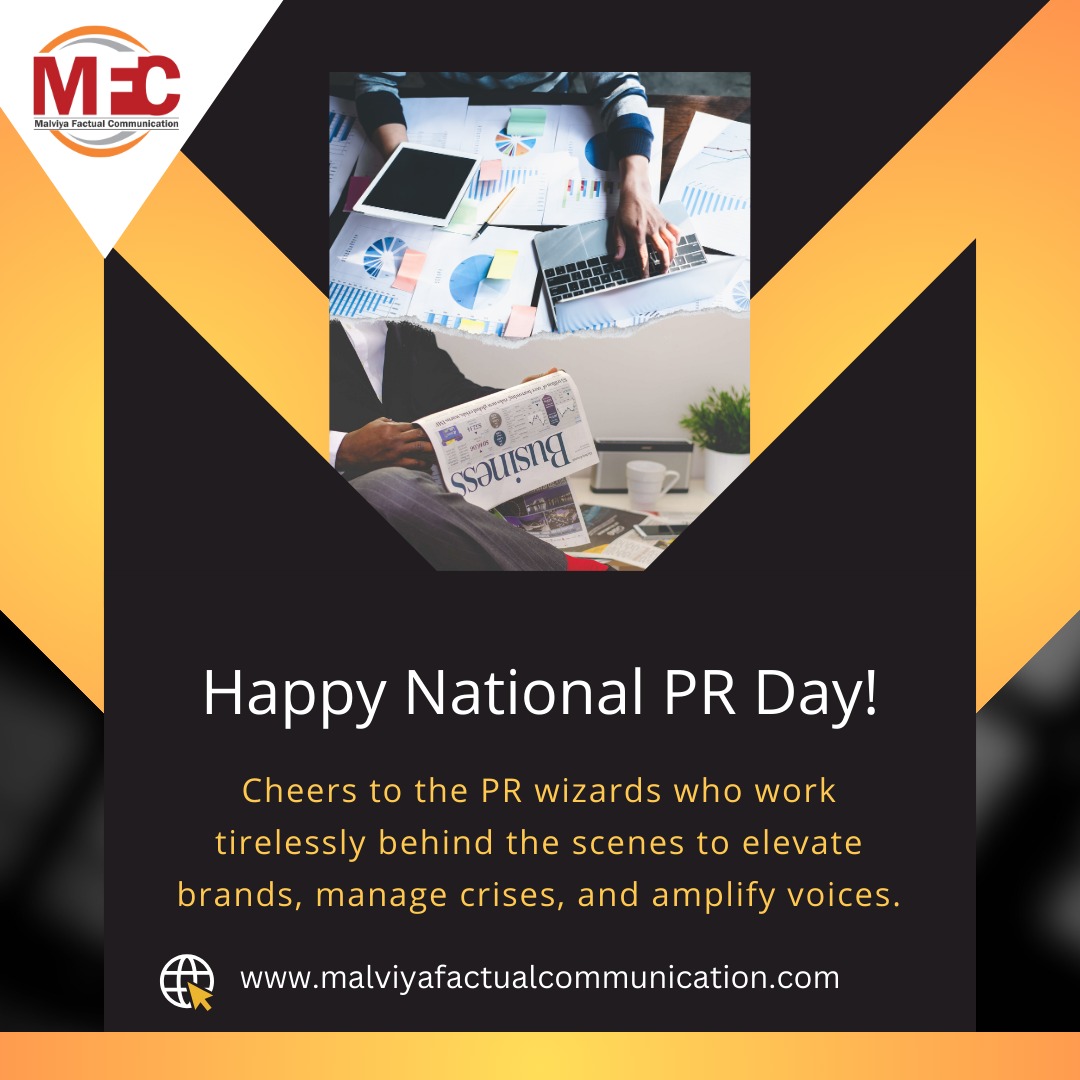 Happy National PR Day to all the dedicated PR professionals! 🤝

#publicrelations  #day #professional  #publicrelationsagency #nationalday