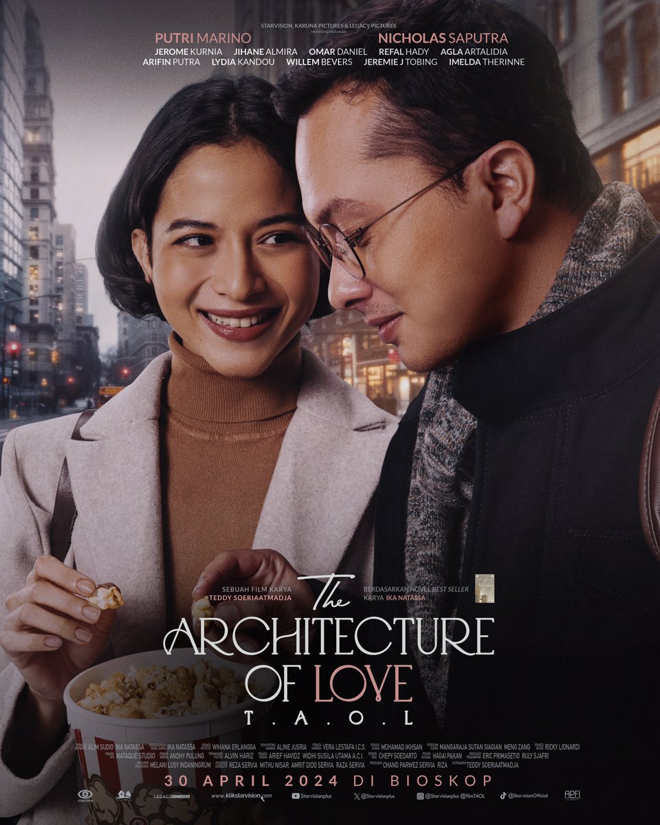 ikanatassa's tweet photo. Menurutmu, kenapa aku beri judul novel ini (yg bentar lagi filmnya juga rilis di bioskop) #TheArchitectureofLove? Ceritain makna versimu dgn quote tweet ini.

Ada hadiah 100 ribu masing2 untuk 2 pemenang! https://t.co/6Ry6teVbEE