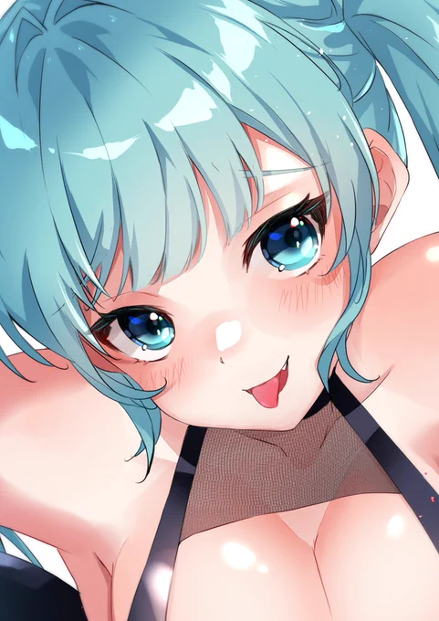 チラ見せ～ #初音ミク