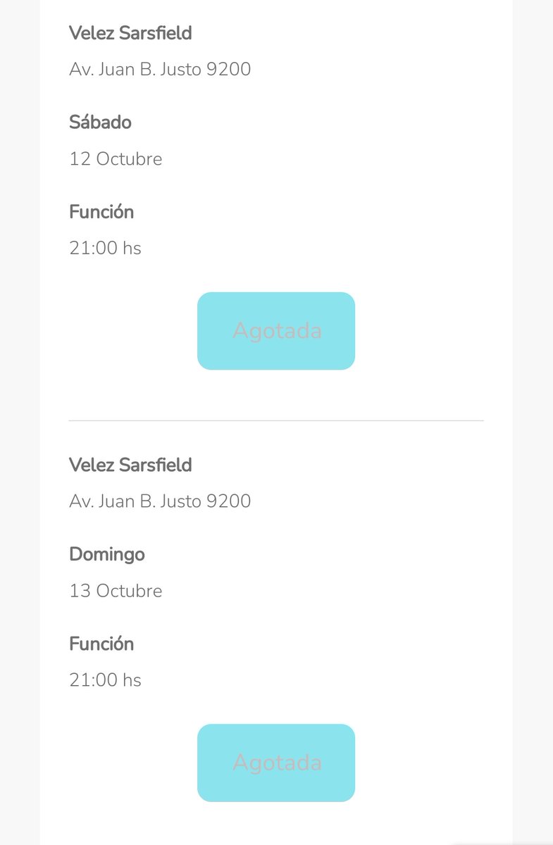 LOS VELEZ SOLD OUT AMOR <a href="/emimernes_/">emilia</a> 🥹😭