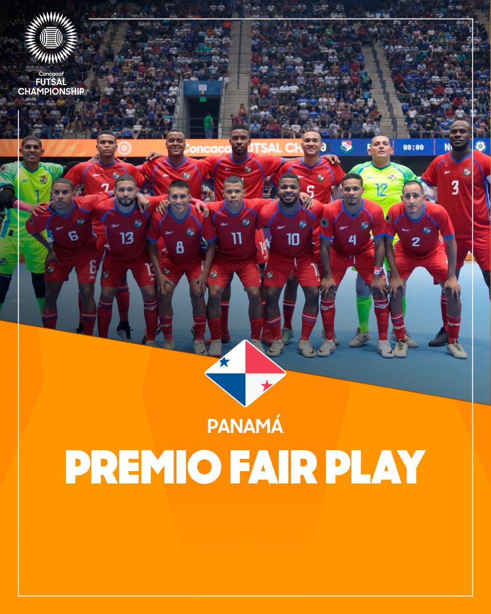 ¡Panamá 🇵🇦 se queda con el Premio Fair Play del Campeonato Futsal de Concacaf 2024!