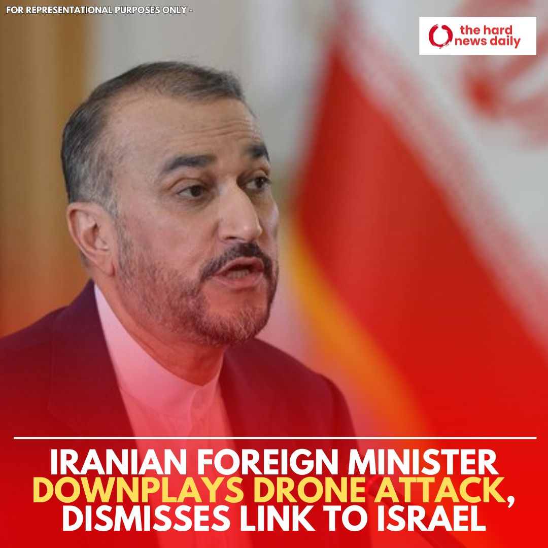 Iran's Foreign Minister Hossein Amirabdollahian downplays recent drone attack, describing the drones as 'like toys' and noting they flew only a short distance within Iran before being downed. 

Investigations continue, with no proven link to Israel yet. 

#Iran #DroneAttack…