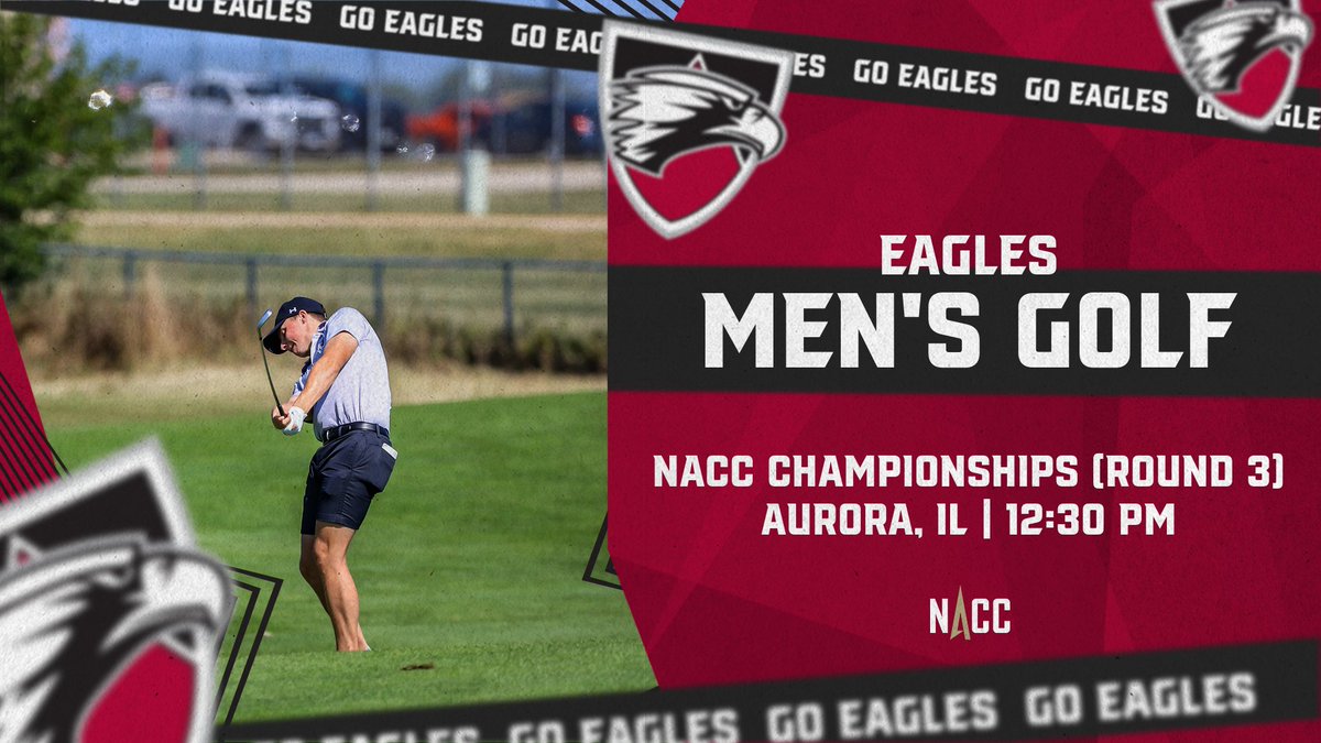 edgewoodeagles's tweet photo. Men's Golf takes on Round 3 of the NACC Championships today

🦅 @ECMensGolf at NACC Championships
🦅Aurora, Ill. | 12:30 PM

Live Scoring - https://t.co/ZZ8sC0rfVu https://t.co/JesbPki6Os