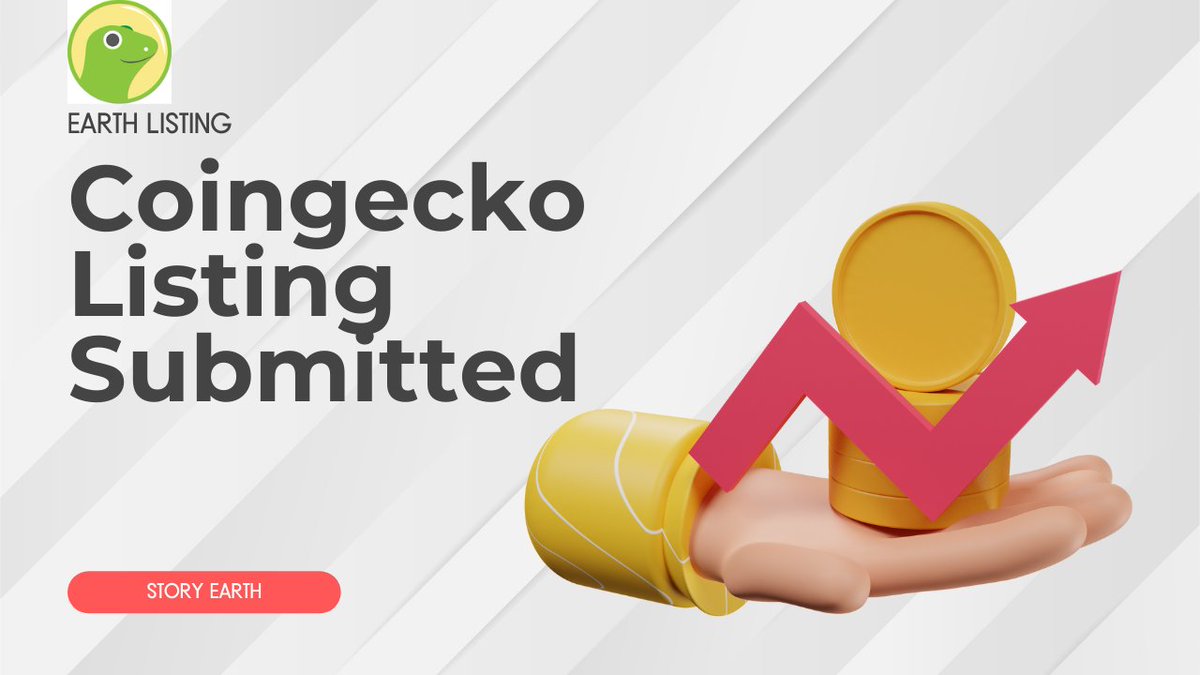 StoryEarthPro's tweet photo. Coingecko Listing Details Submitted https://t.co/h0lo11a5Fw