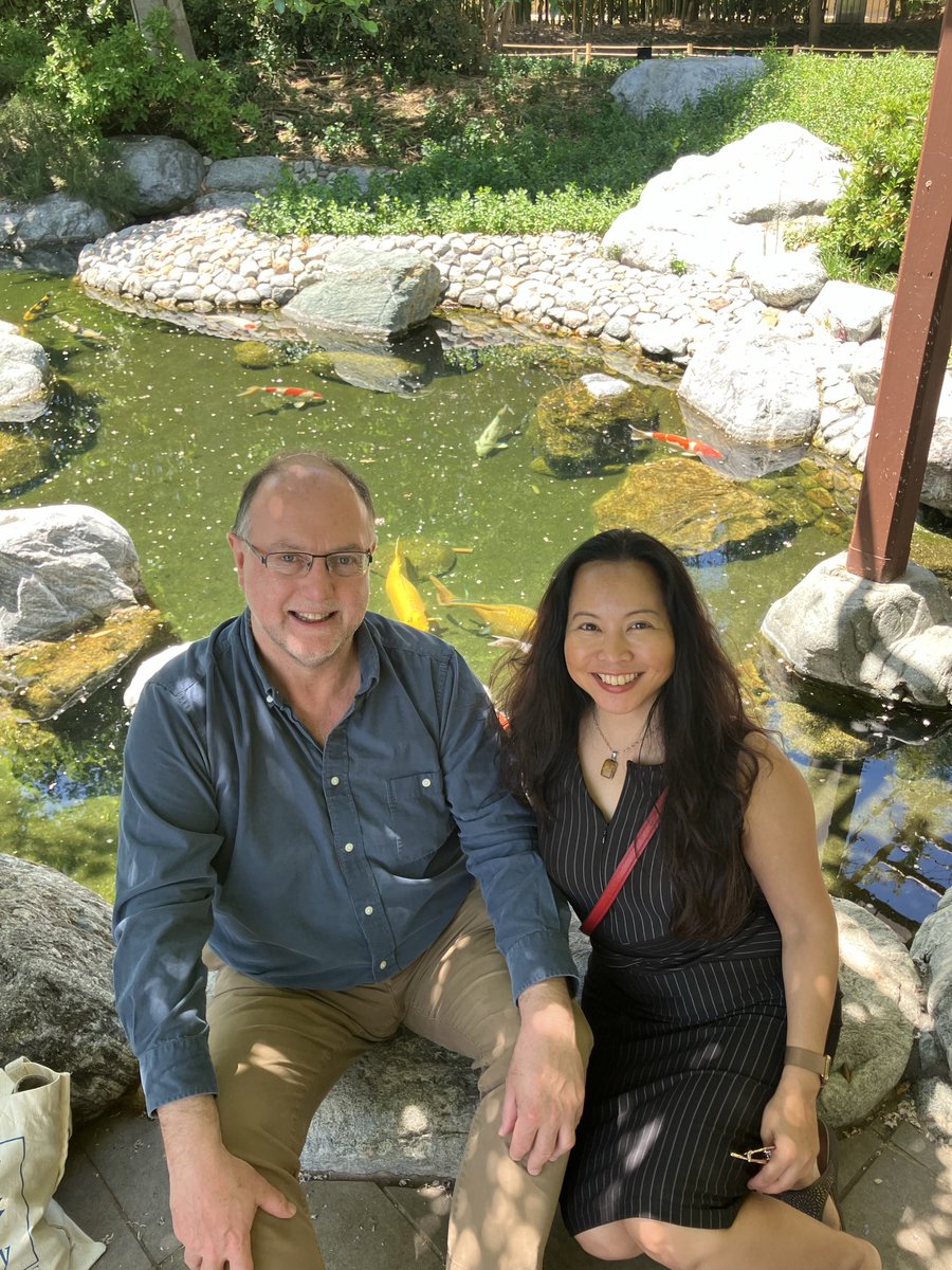 It was a beautiful day in San Diego Balboa Park. 
Japanese Gardens with ⁦@Woolf_Greg⁩ (UCLA). We are continuing a very unofficial SoCal museums tour.