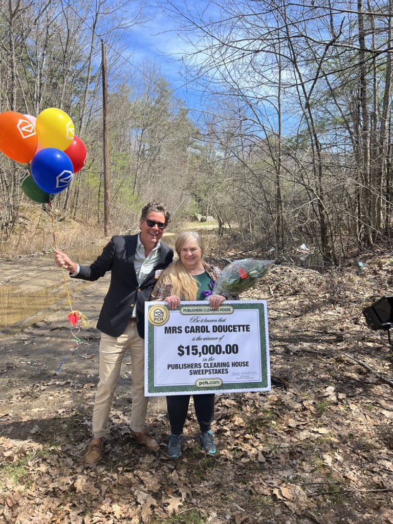 Congratulations to today's #PCHWinner, Rick
H. of ОН!
#SuperPrize