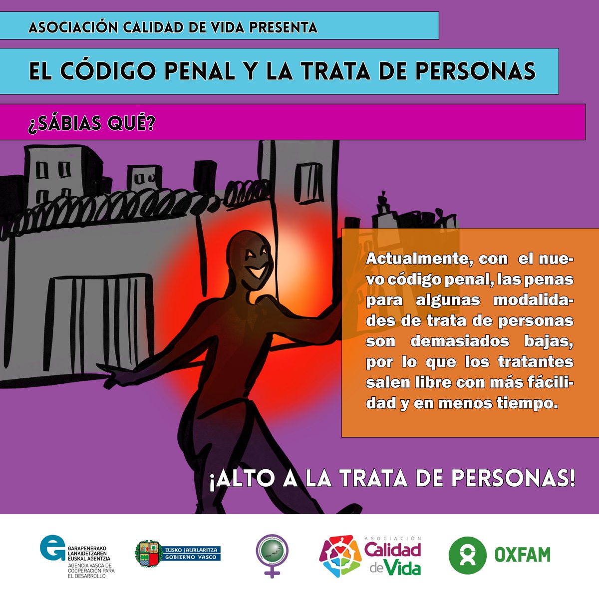 🛑 ¡Atención! Las penas por trata son insuficientes. Los tratantes quedan libres en poco tiempo. Es hora de exigir justicia y penas más severas para combatir este delito.

#Calidaddevidahn @Oxfam_CA @LasHormigas_Hn