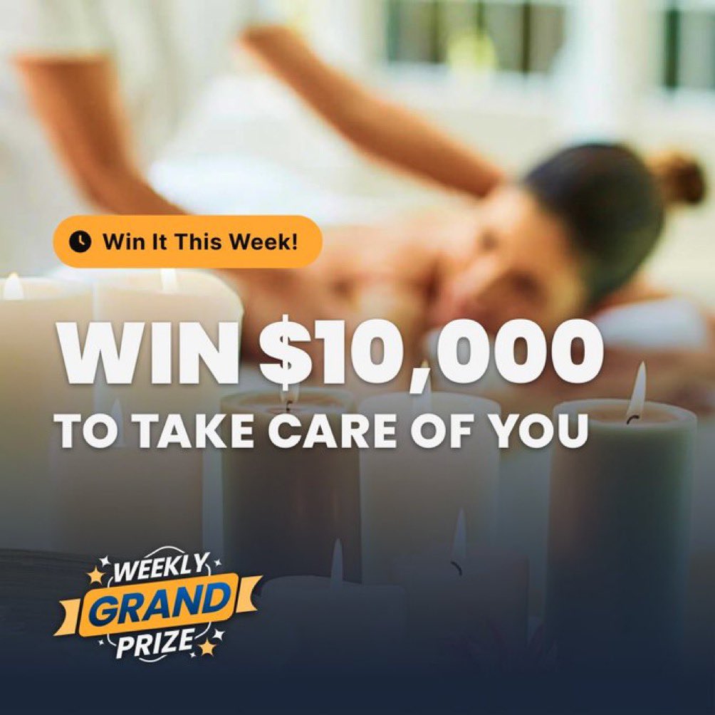 Are you ready to relax to the MAX? Claim your free entry to Win $10,000 you can use to unwind any way you choose. Act fast - only a few days left! bit.ly/3UgHmXc
© Win It This Week!
WIN $10,000