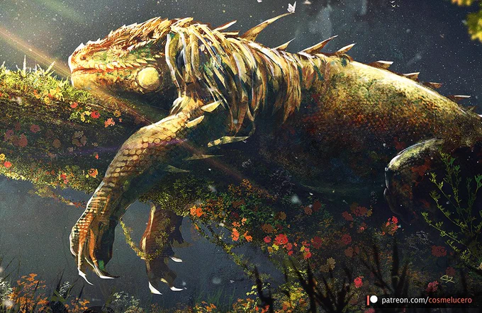 Some MHW goodies I created. World had some good monster designs. I hope we get to see some of them return. #MonsterHunter #fanart 