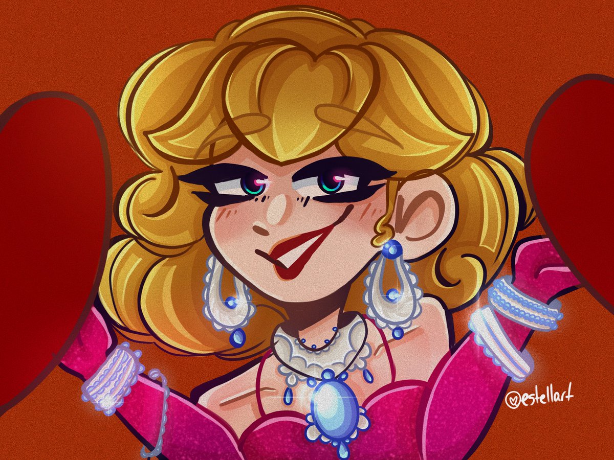 estell_art's tweet photo. The italians are glad to die for love~ 💋

Princess Peach x Marilyn Monroe Fanart ✨💎 https://t.co/klojjqqq8m