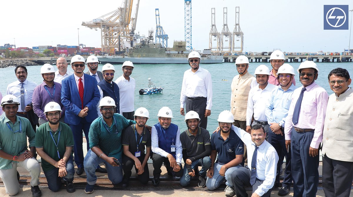 We at L&T were privileged to welcome Defence Secretary Shri Giridhar Aramane at our state-of-the-art Shipyard at Kattuppalli, where he witnessed our advanced construction methodologies and #shipbuilding capabilities. During the visit he presided over the steel cutting ceremony of