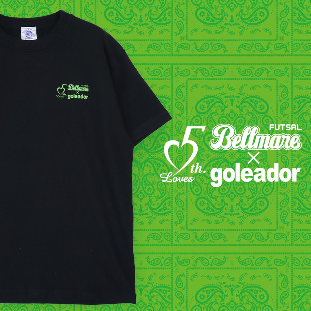 ⚽️#goleador × #bellmare_F⚽️

────
5周年記念✨
コラボTシャツ発売👕
────

@SBFC_OFFICIAL 様との
サプライ5周年を記念して
限定ロゴTシャツが発売👏

記念ロゴがワンポイントで
可愛らしい一枚です！

🔻商品ページはこちら🔻
🔗 goleador-store.com/collections/be…

#ゴレアドール