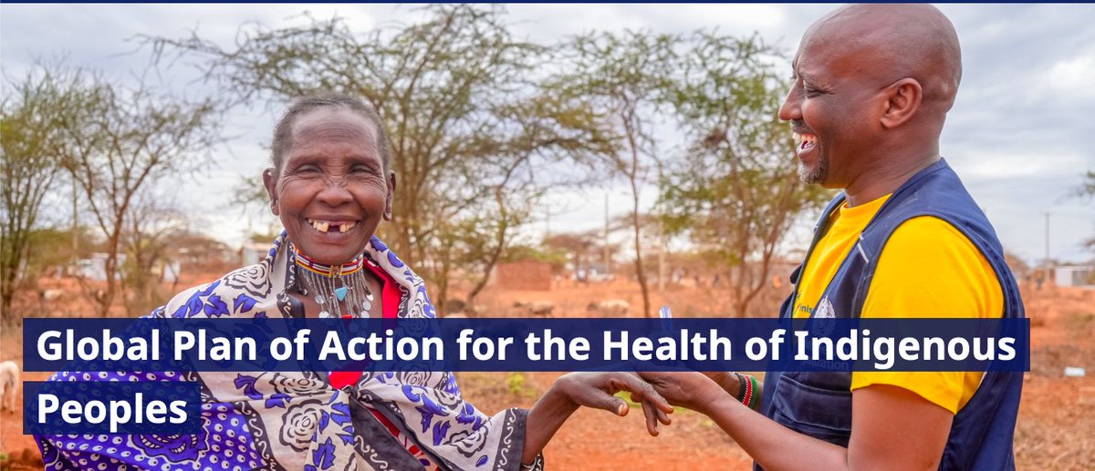 Indigenous Peoples are custodians and practitioners of unique cultures and ways of relating to people and the environment. Check out @WHO's 'Global Plan of Action for the Health of Indigenous Peoples' who.int/initiatives/gl…