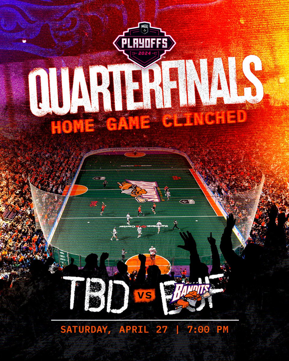 Banditland... WE'RE COMING HOME!

Tickets for our Quarterfinal game go on sale tomorrow at 11am! 🎟