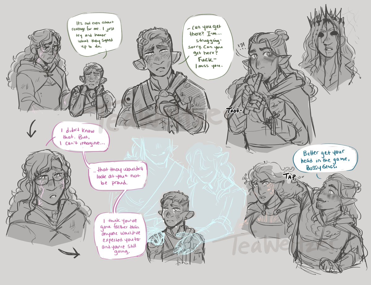 The way I couldn't believe the Crownkeepers were back at the table 🥰 Dorian 'the dice won't let me be cool' Storm #CriticalRoleSpoilers #criticalrolefanart
