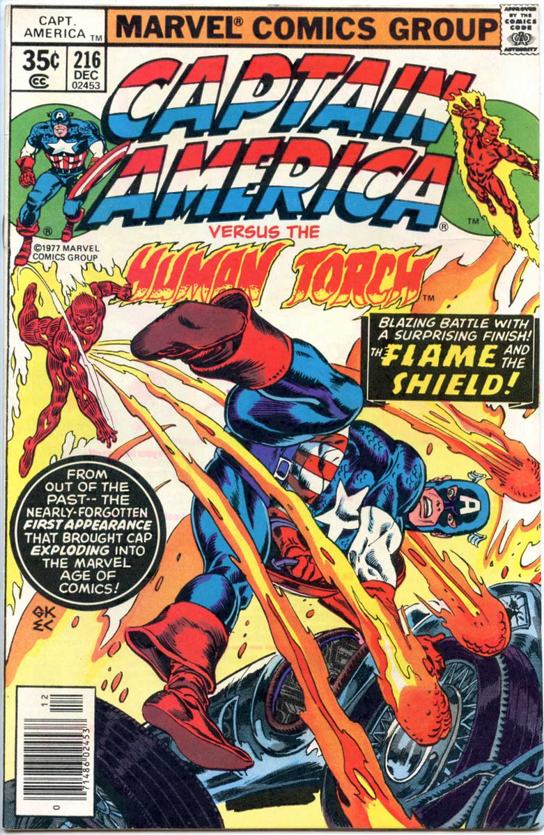 Just added to the website! Captain America #216 VF+ (December, 1977) See more at EHTcomics.com