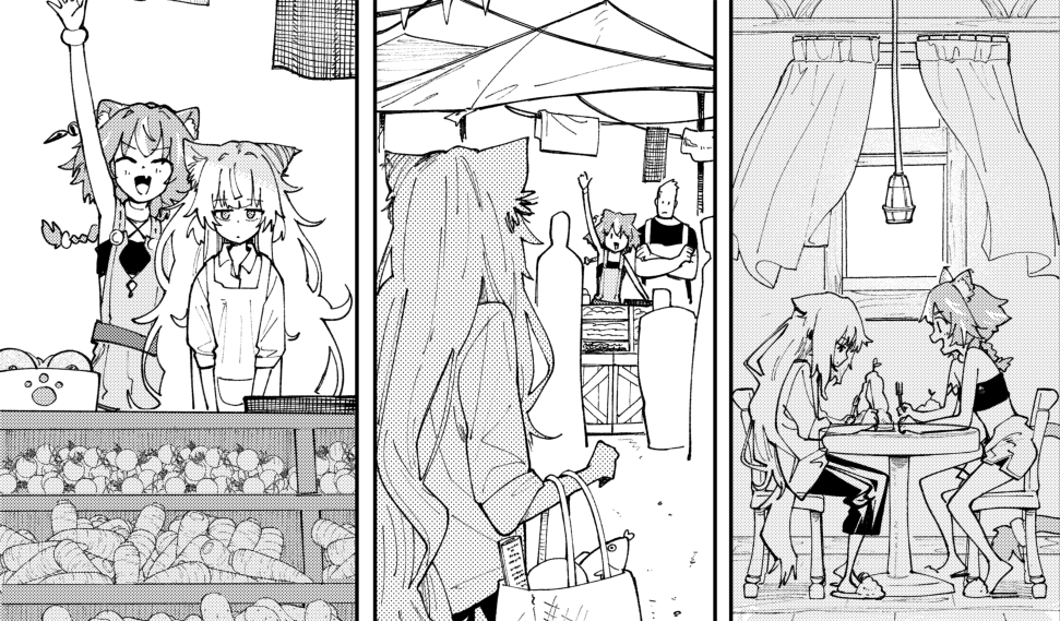 最新12話が更新されています!
マンマが頑張ってる回ですよろしくお願いします～

「宮廷をクビになった植物魔導師はスローライフを謳歌する～のんびり世界樹を育てたら、最強領地ができました～」第12話 https://t.co/Fwbo2ZqnEu #植物魔導師 #マンガクロス 