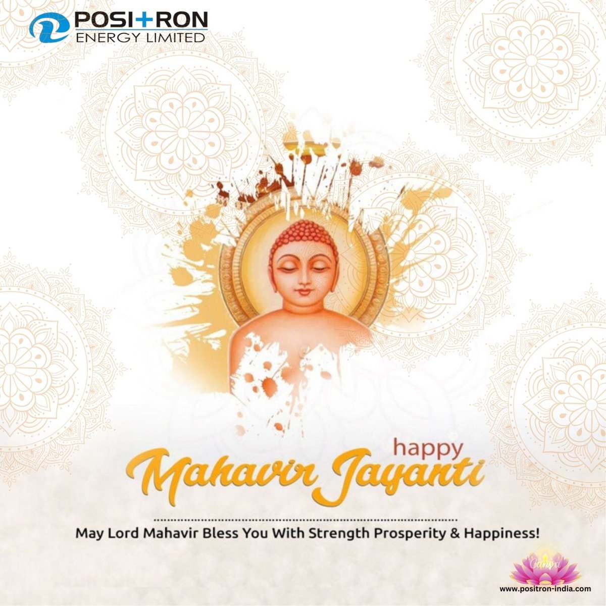 Positron_Energy's tweet photo. #MahavirJayanti2024 

Happy Mahavir Jayanti to all..!!

 May Lord Mahavir fulfill all your dreams and bless you and your family with happiness. https://t.co/AY9BvoTcZ1