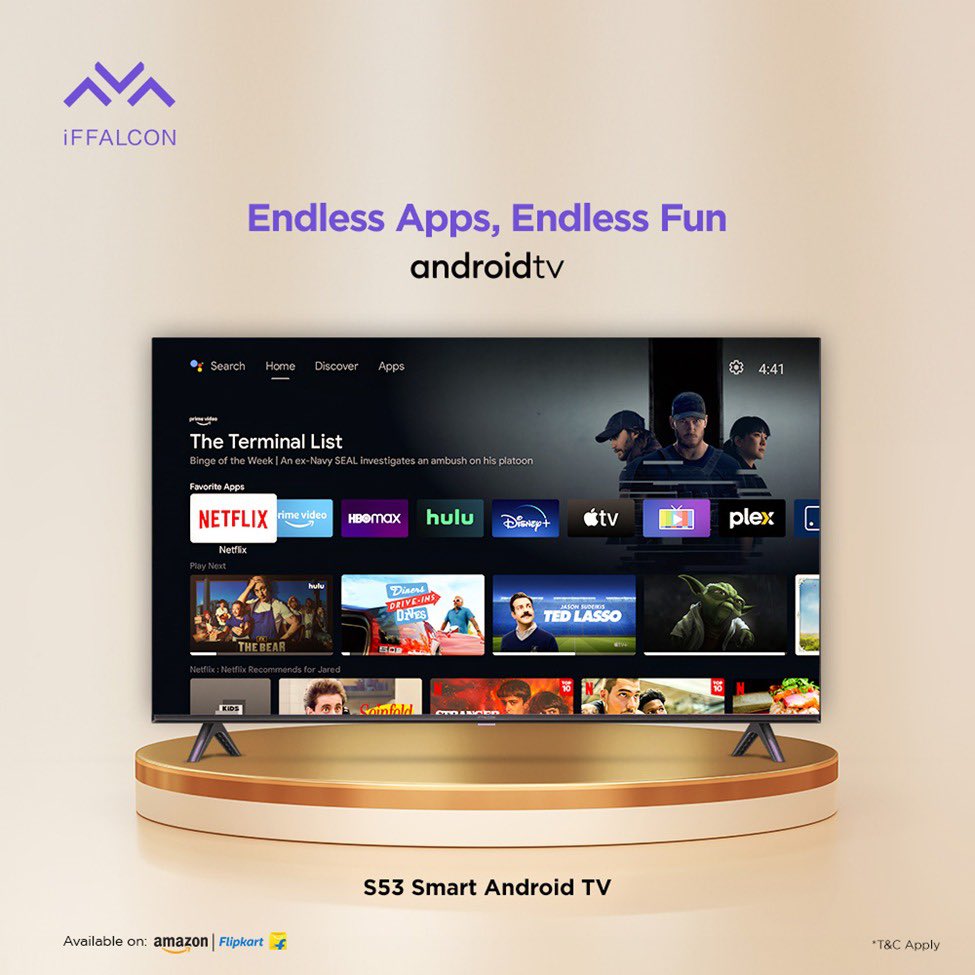 iFFALCONIndia's tweet photo. Turn your living room into a playground of apps with the iFFALCON S53 Smart Android TV. Fun is just an app away!

Know more: https://t.co/wyiNyUCBDF  

#iFFALCON #SmartAndroid #S53 https://t.co/oJOsiiL4Bx