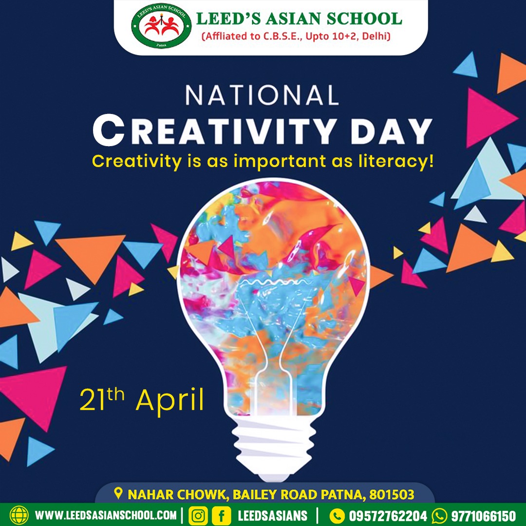 Creating talents with amazing creativity. Happy World Creativity Day
.
.
.
#WorldCreativityDay #CreativeMindset #CreativeProcess #CreateEveryday