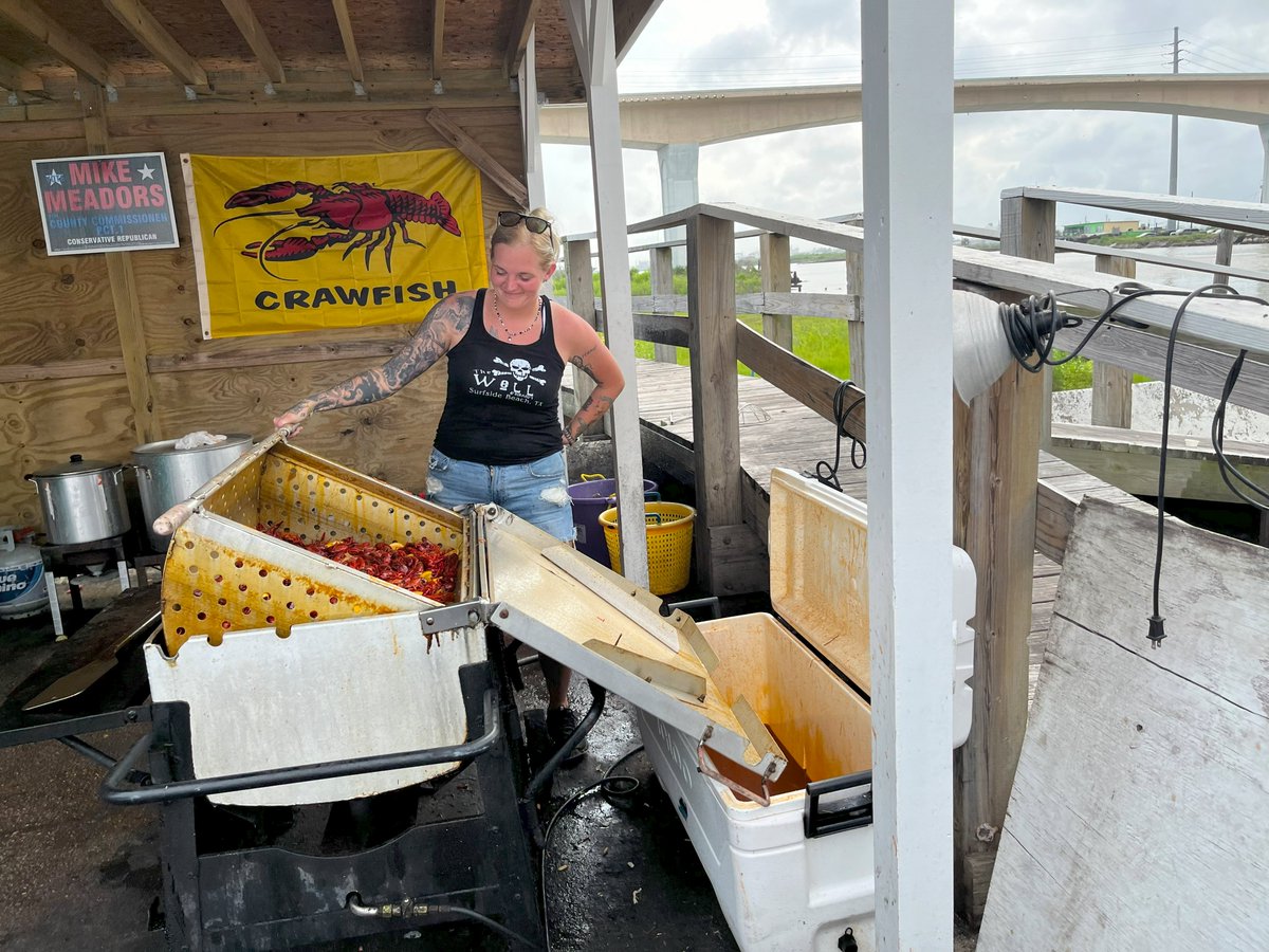 Boiled Crawfish - The Well @Dorado's, Surfside Beach, TX ⍟ ⍟ ⍟ ○ #foodguest #food #foodie #HTown #Houston #Foodie #HTownFoodie #HoustonFoodie