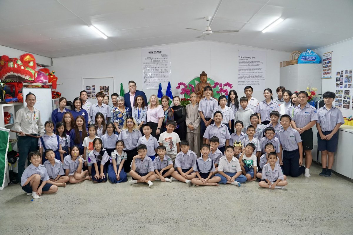 Today I visited the Buddhist Youth Association as they met at the Phat Da Temple in Inala with Margie Nightingale   I’m proud to live in an area that celebrates different cultural groups from around the world