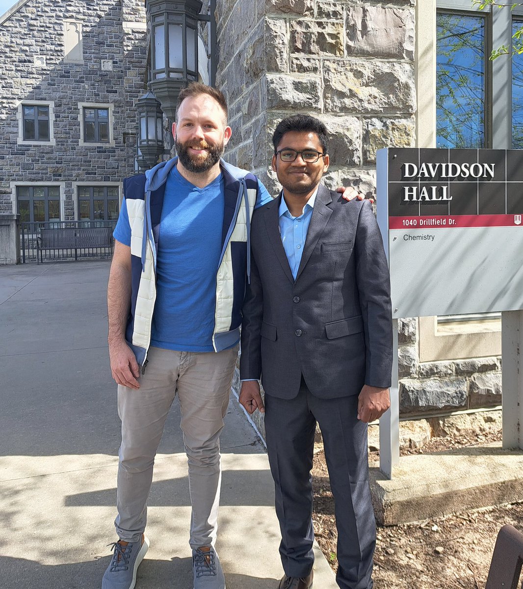 Nadim Mahmud (@mahmudnadim2) on Twitter photo Passed my candidacy. I can’t thank my wonderful supervisor <a href="/JoshWorchPhD/">Joshua C. Worch</a> enough for all his patience and support (and obviously for the cake afterwards 😁).
Sincere thanks to people from my group as well! Passed my candidacy. I can’t thank my wonderful supervisor <a href="/JoshWorchPhD/">Joshua C. Worch</a> enough for all his patience and support (and obviously for the cake afterwards 😁).
Sincere thanks to people from my group as well!