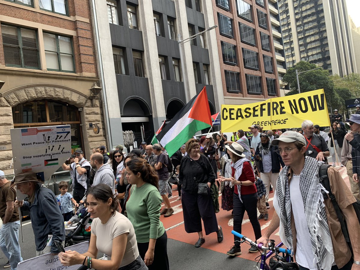 Sydney still out for Palestine! End the genocide and occupation - free Palestine!