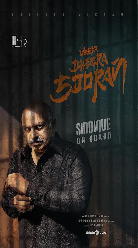 Excited to announce that we have with us another brilliant performer  #siddique with us on board for #veeradheerasooran 🥁

@chiyaan #Kaali #காளி 🔥💥🥁

Veera Dheera Sooran 

An #SUArunkumar Picture
A @gvprakash  musical

 @iam_SJSuryah #surajvenjaramoodu   @officialdushara