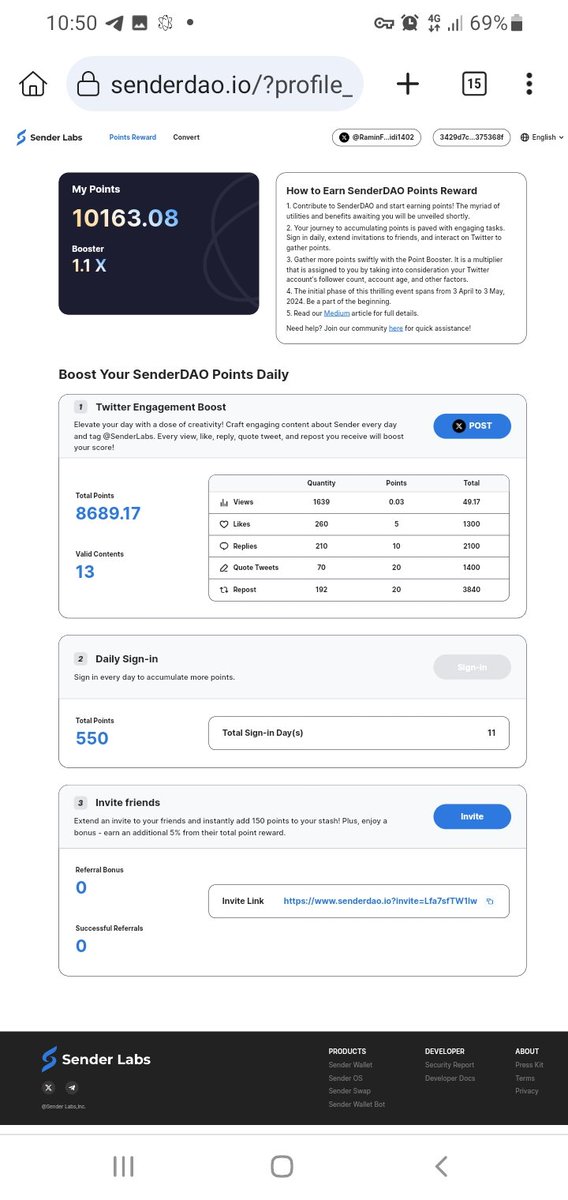 @SenderLabs 
#SenderWallet 
#AirdropAlert
#CryptoCraze 
#NEARProtocol