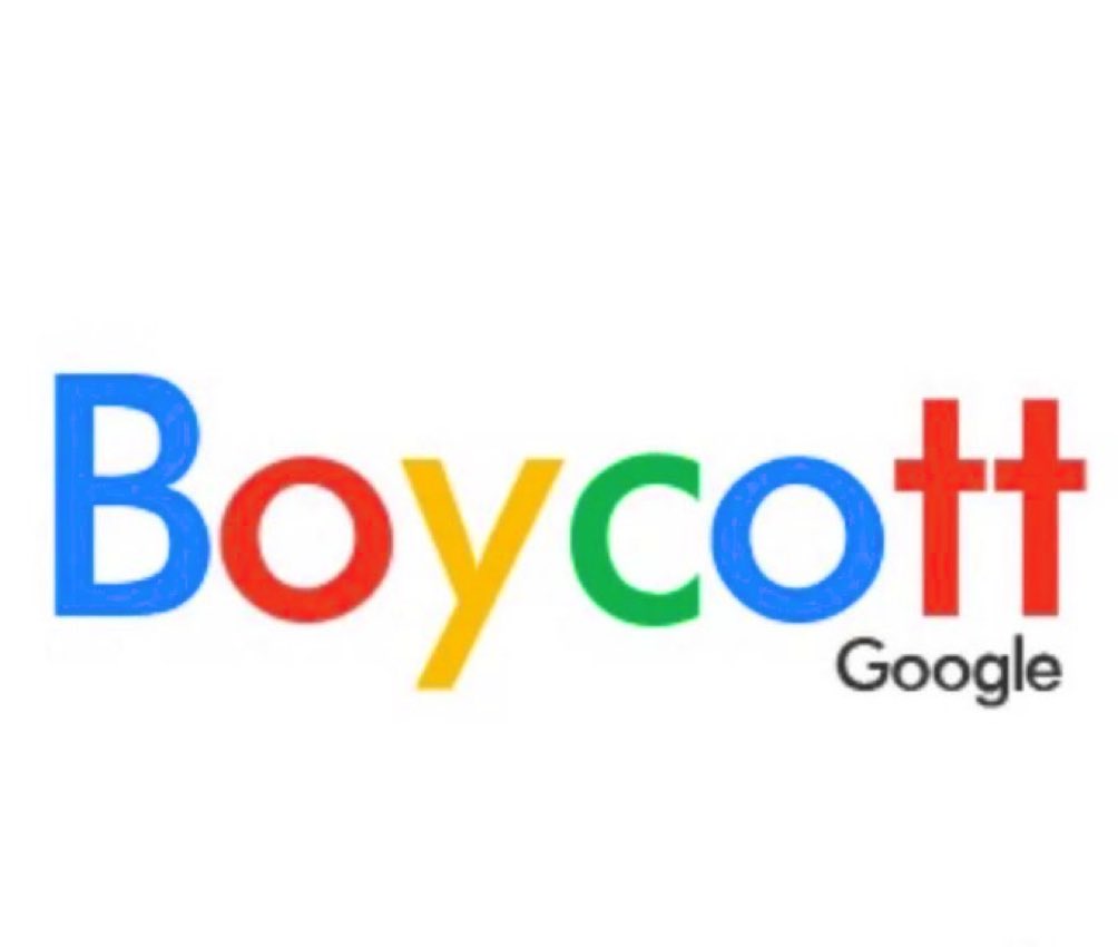BOYCOTT child killers! @Google