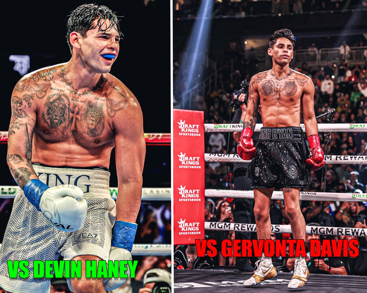 JayMMAYT's tweet image. Ryan Garcia's body vs Devin Haney and his body vs Gervonta Davis 👀
