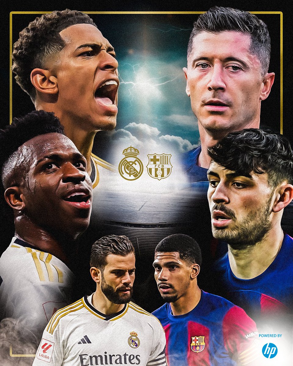 realmadriden's tweet image. 🙌 #ELCLÁSICO DAY! 🙌
🆚 @FCBarcelona
⏰ 21:00 CEST
️🏟️ Santiago Bernabéu
👉 @HP