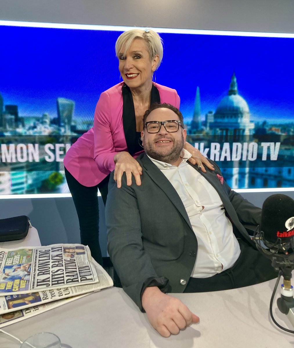The things I do for this man…😉Flashback to all the very early mornings spent with ⁦@cristo_radio⁩. So much naughty fun 😈 These days it’s all cuddly cardis 🤫😂#broadcasting 📻