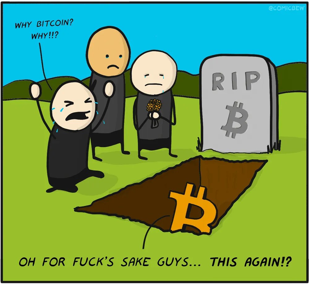 That's it guys. 

Bitcoin is dead.