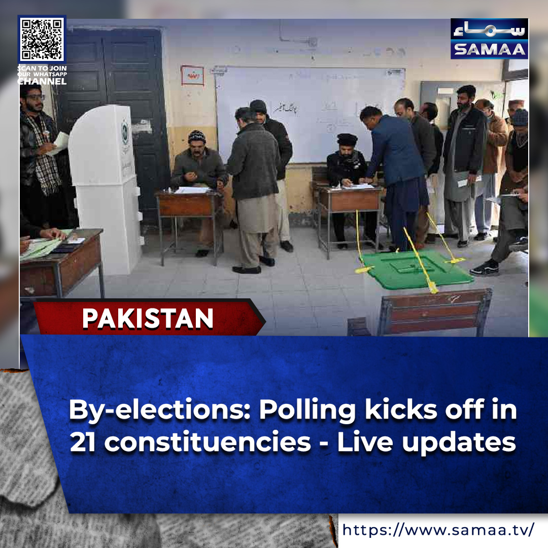 Read more: samaa.tv/2087313342

#ByElection2024 #ByElection #Pakistanelection #Elections2024 #polling #liveupdates #LatestNews