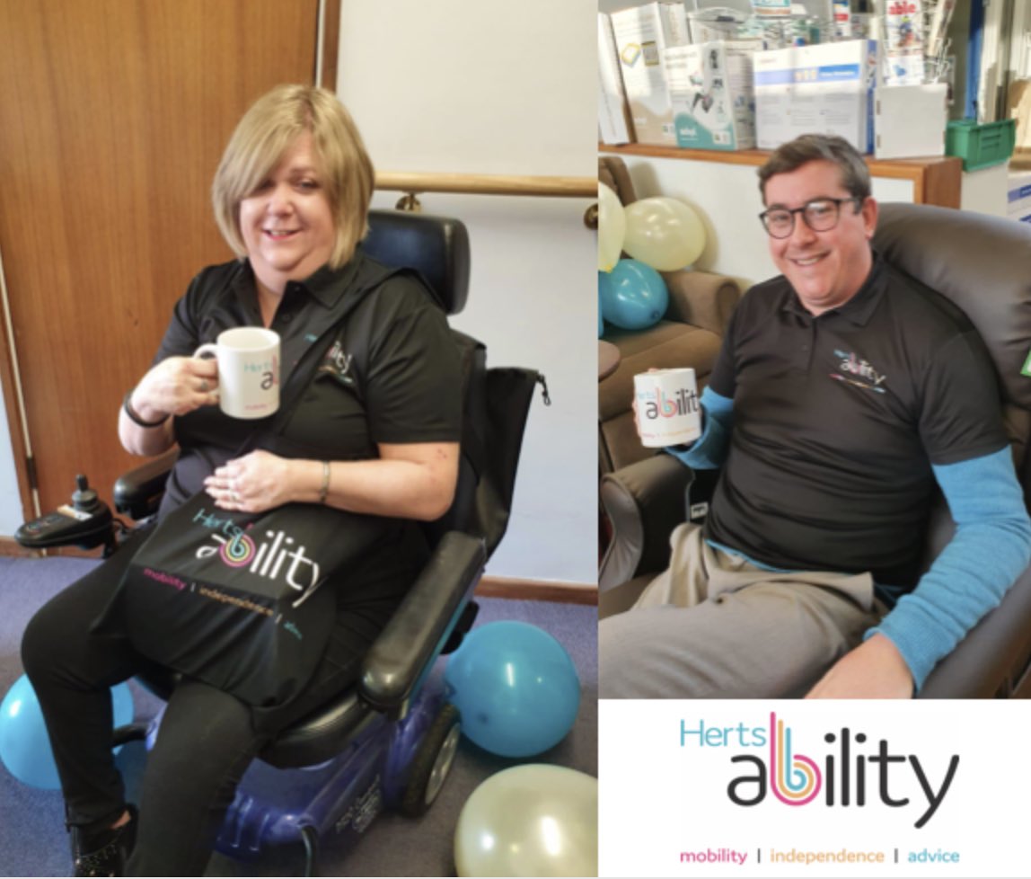 Thirsty Thoughts! ☕️ What's the time? 🤔 Ten to Tea! 😀 Guess we better KEEP CALM & PUT T'KETTLE ON! 🫖 Kind regards on #NationalTeaDay from Julie, Sean and the rest of the Herts Ability family! #Tea #Happiness #ThirstyThoughts #SundayFunday #TeamBonding #Charity #Herts