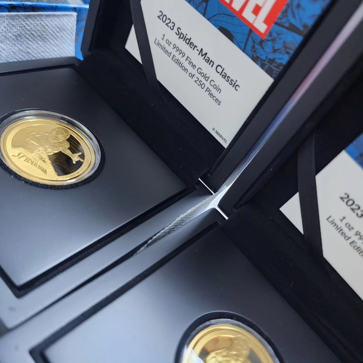 shyted88's tweet photo. 2023 Niue 1oz Gold coin
Marvel : spider-man
#avengers #marvelcomics #spiderman #newzealandmint https://t.co/AQyw3dI4d4